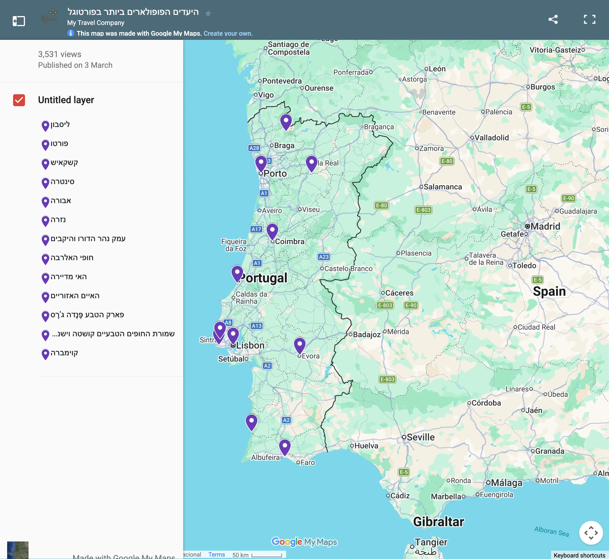 Nhúng Google Maps hiển thị thông tin tiếng Do Thái trên trang tiếng Anh