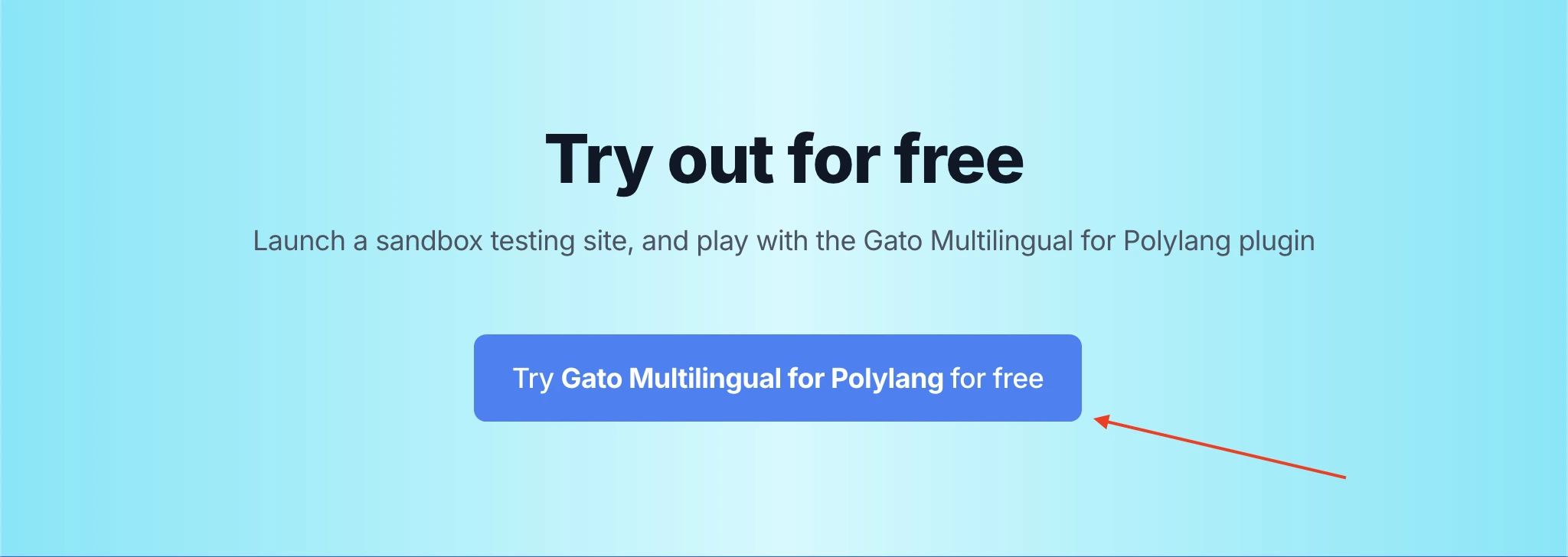 Nút để dùng thử plugin